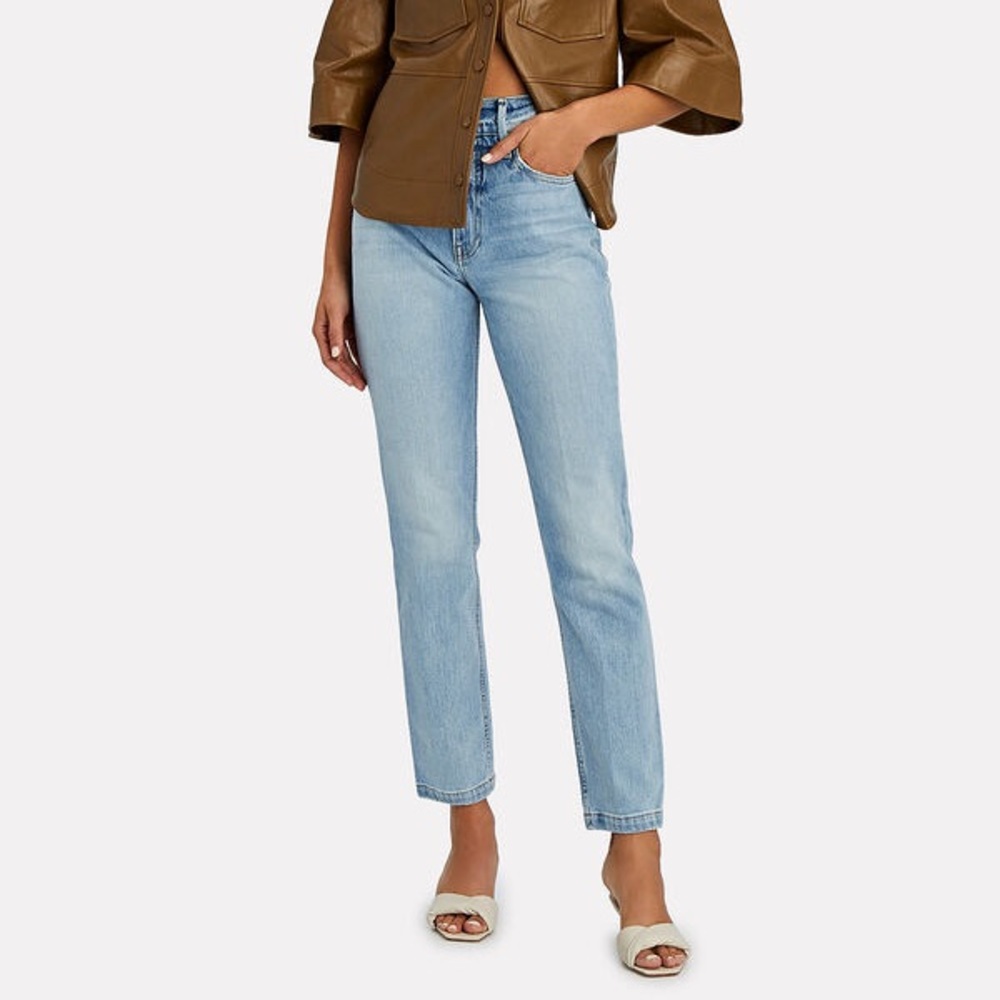 Frame Le Pixie Sylvie Slender Straight Light Wash